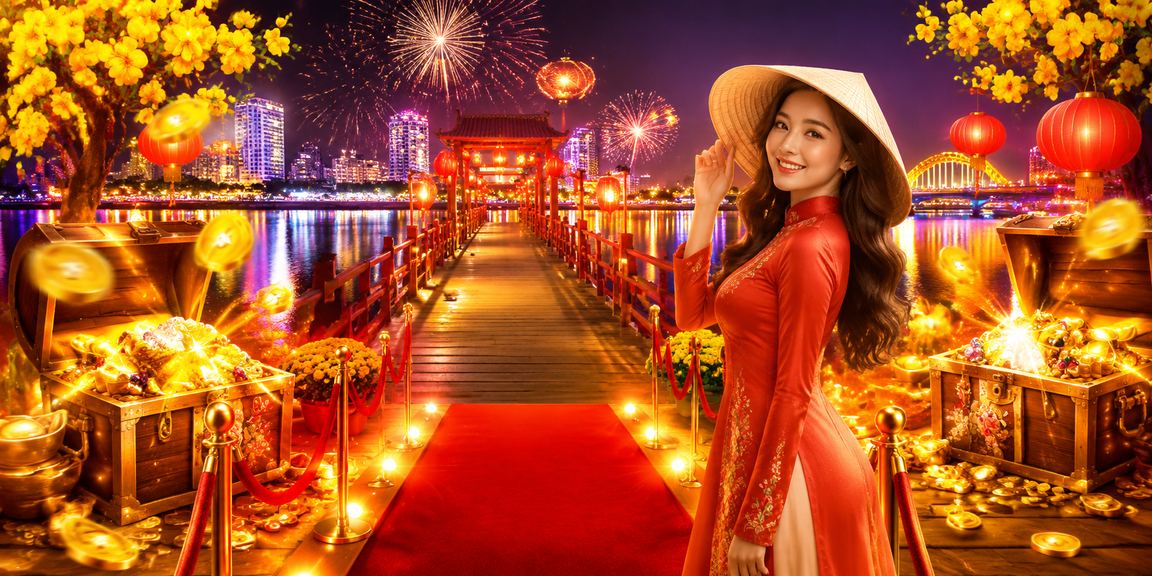 Người dùng tại Đà Nẵng nạp tiền cá cược thể thao qua điện thoại với biểu tượng nón lá Việt Nam