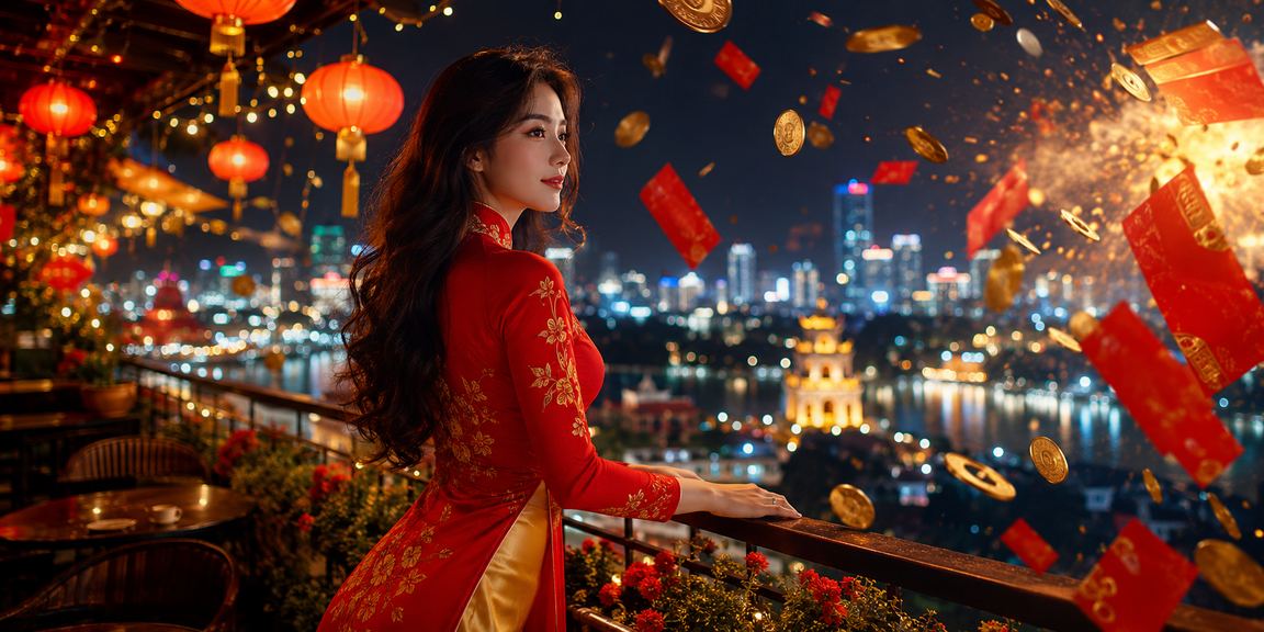 Không khí lễ hội tại Hà Nội với trang phục áo dài truyền thống và trải nghiệm nền tảng d80 trực tuyến